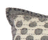 Artisan Hand Loomed Cotton Square Pillow - Dots in Gray - 24" - ARCADIA HOME